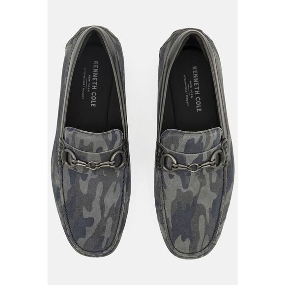 Kenneth Cole New York Men\'s Theme Bit Driver Loafers - Black Camo 9M main image 8